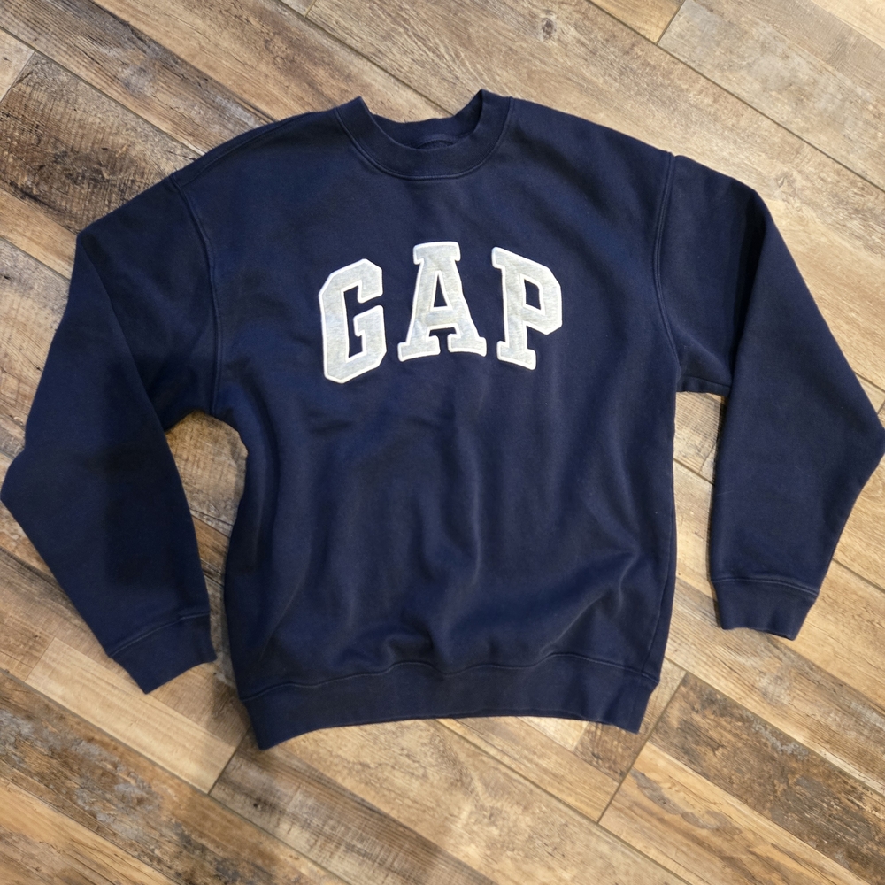 GAP Navy Blue Crew Neck Sweater
